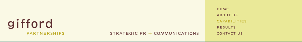 Gifford Partnerships - Stragetic PR and Communications