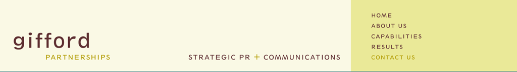 Gifford Partnerships - Stragetic PR and Communications